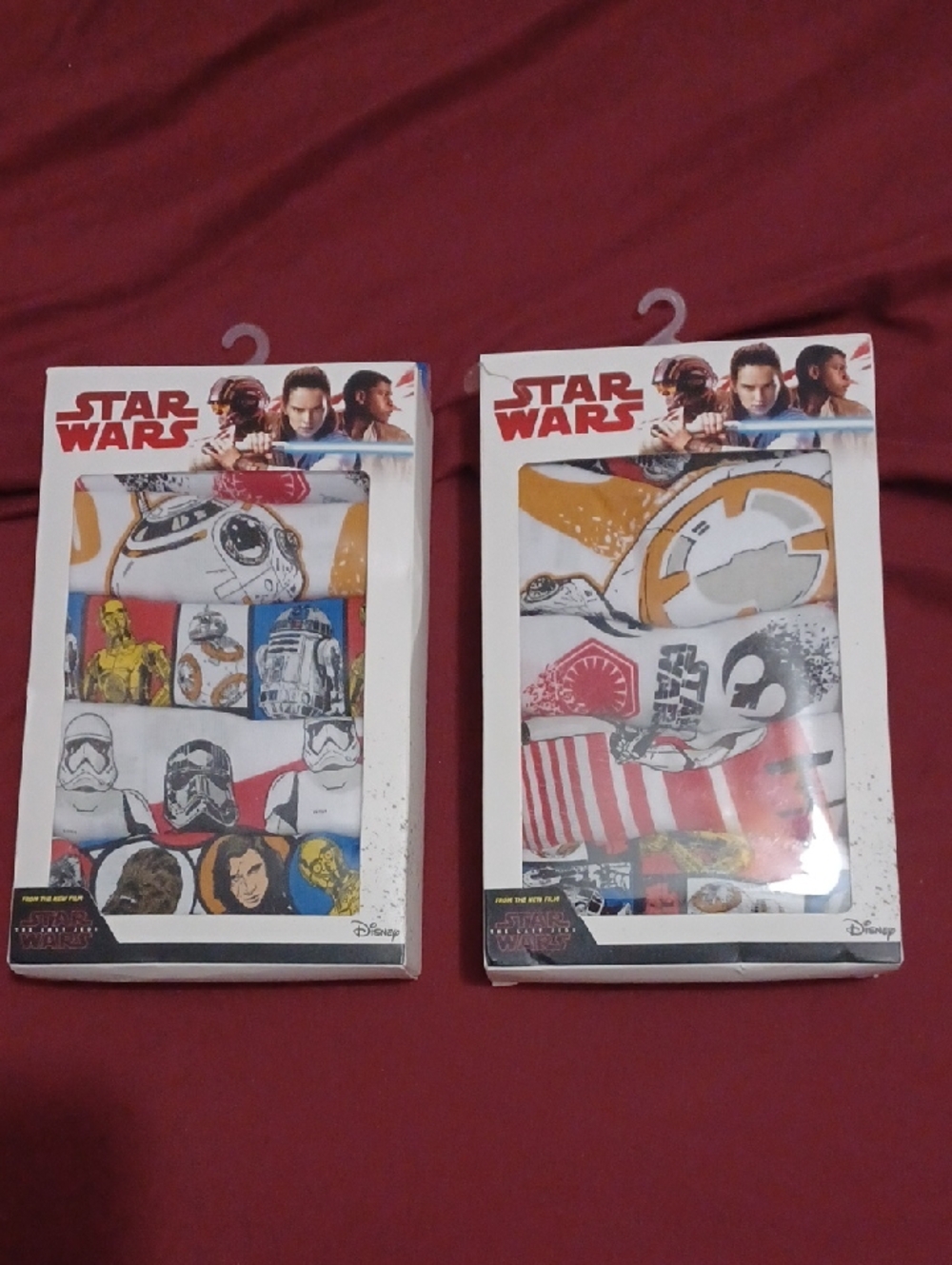 NEW Bundle Of 2 Packs Of Disney Star Wars Underwear Briefs For Boys Size 8